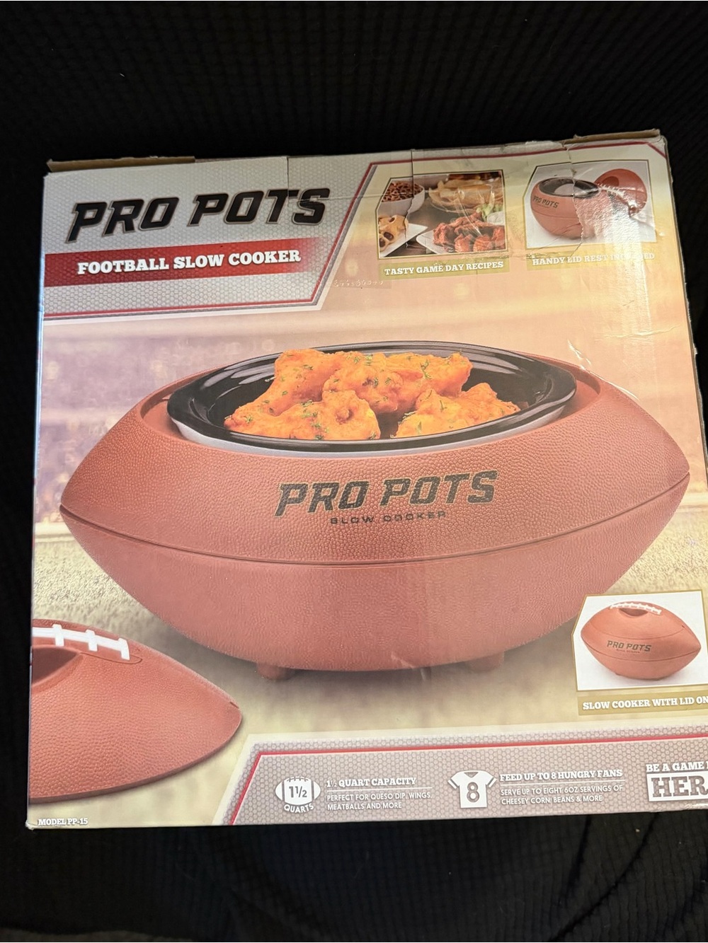 Football Slow Cooker in Brown